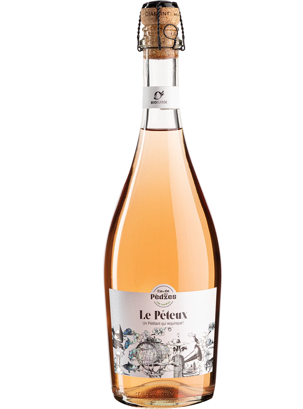 Le Péteux mousseux rosé Brut Cuvée des Pèdzes