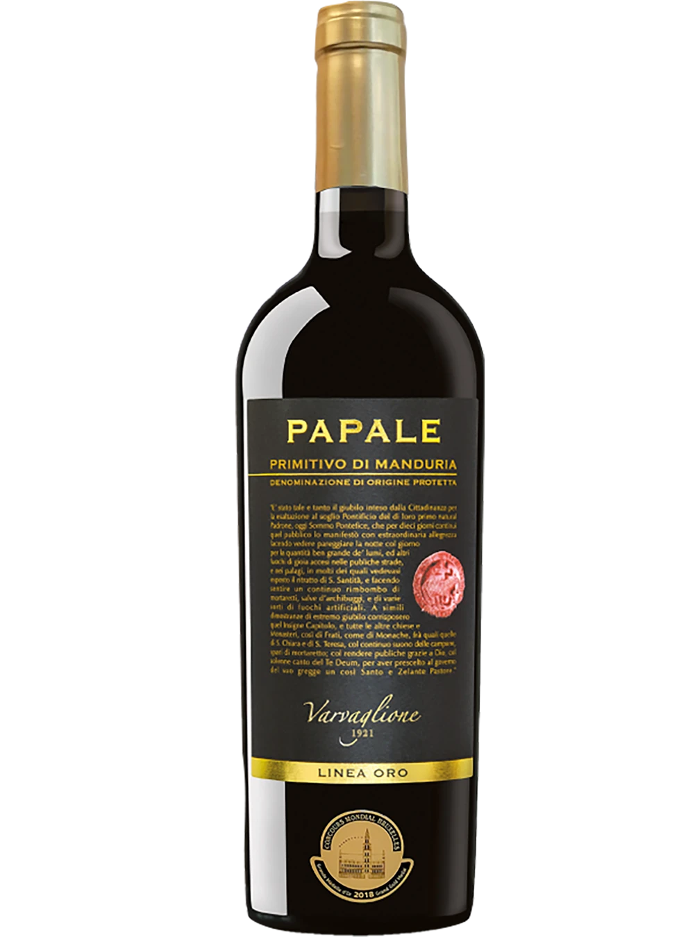 Papale Linea Oro Primitivo 