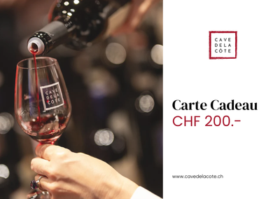 Carte-cadeau Cave de La Côte