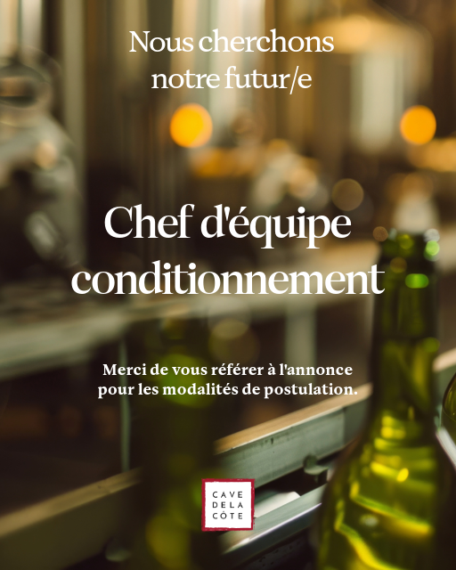 Chef d'équipe conditionnement