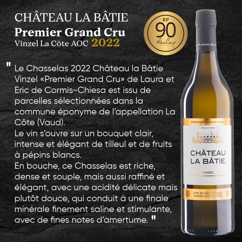 Note Robert Parker Château La Batie 2022