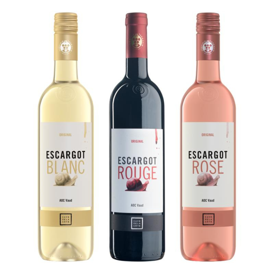 Coffret carton Escargot Original x3 bouteilles